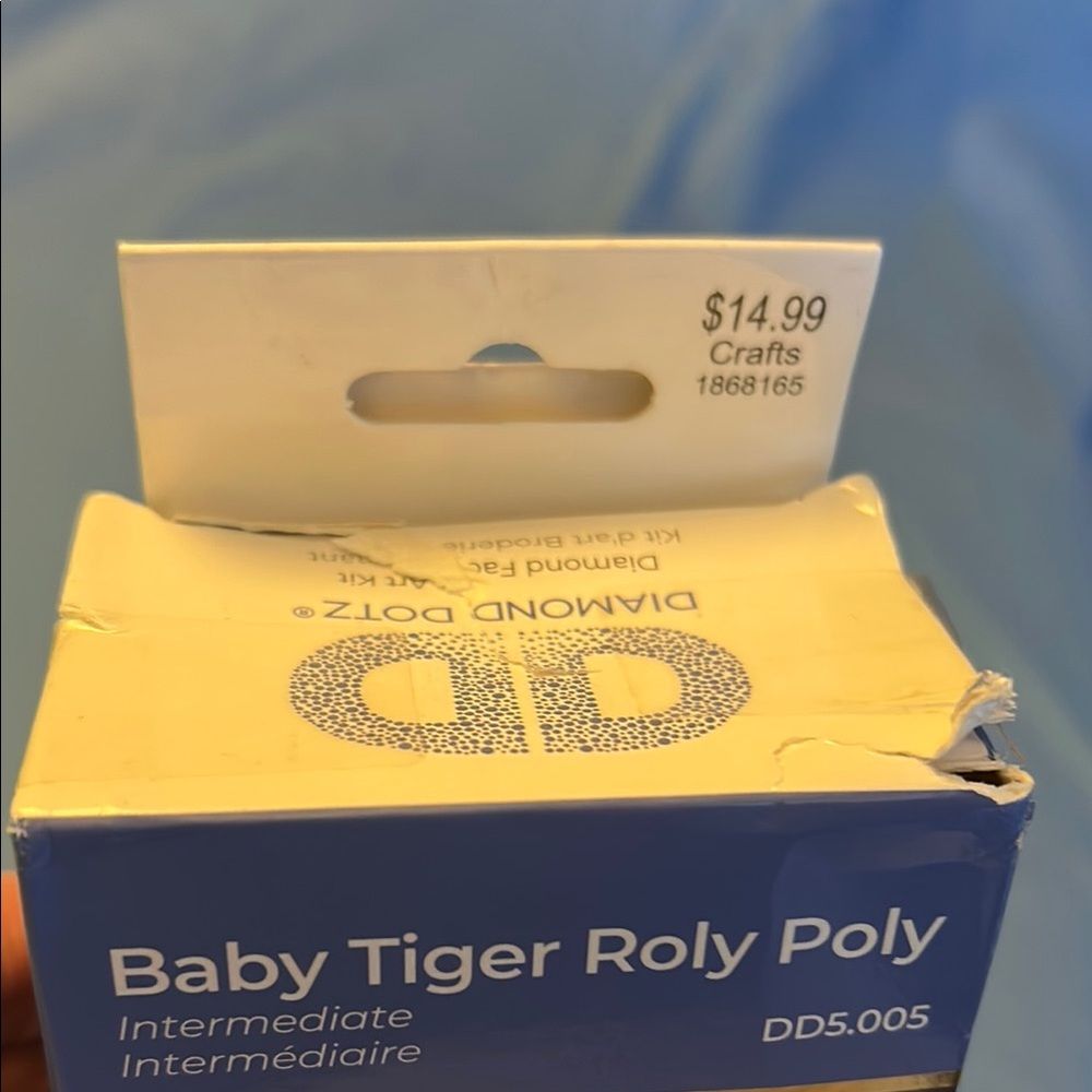 NIB Diamond Dotz Baby Tiger 🐅 Roly Poly Diamond Facet Art Kit DIY 🖼️ - Picture 10 of 16